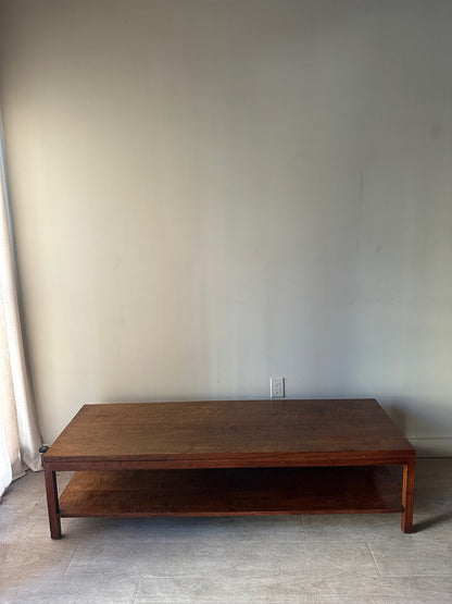 Walnut coffee table