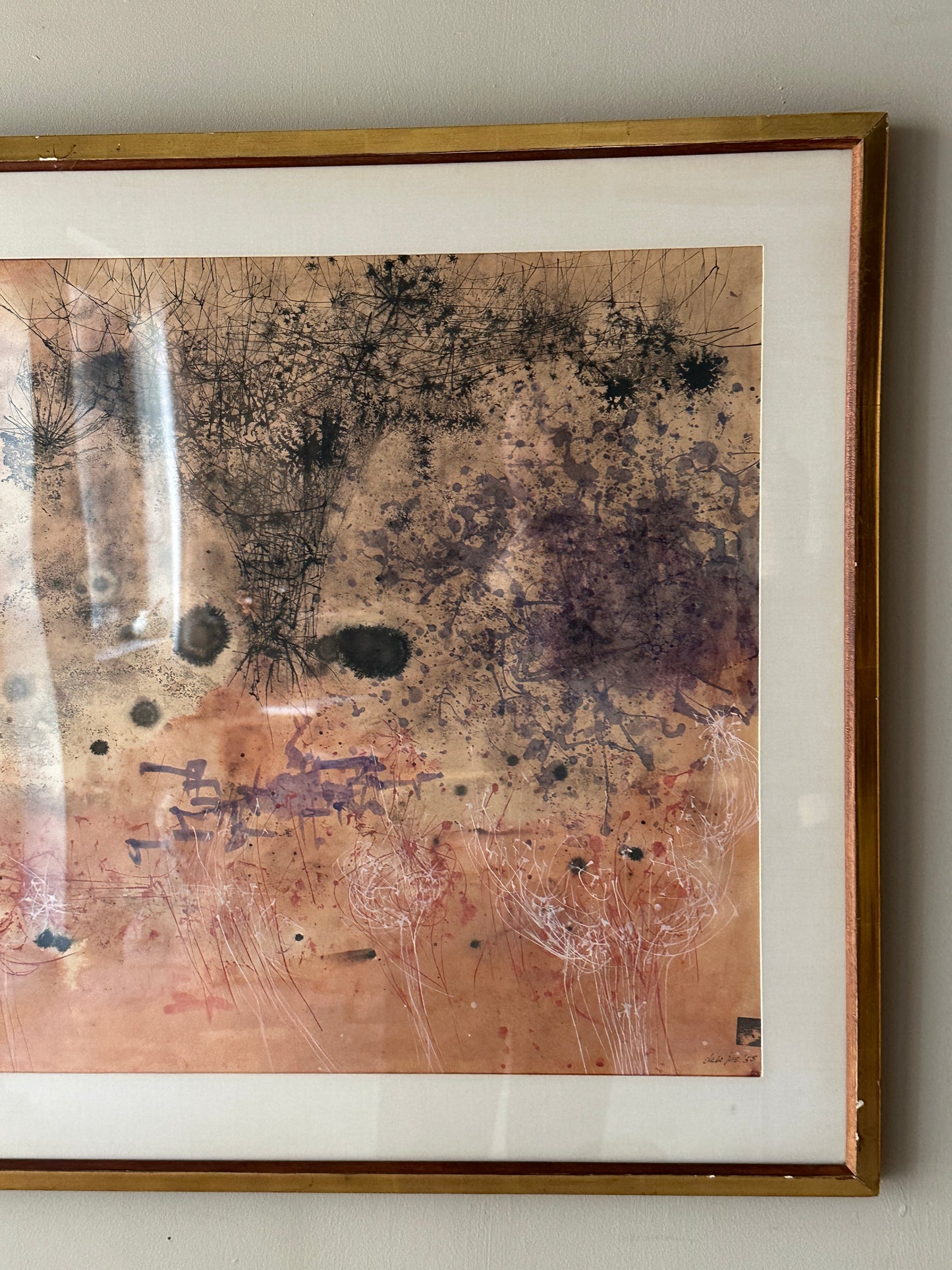 Untitled abstract mixed media by Dale Joe 1953