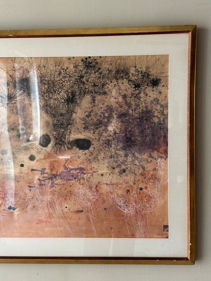 Untitled abstract mixed media by Dale Joe 1953