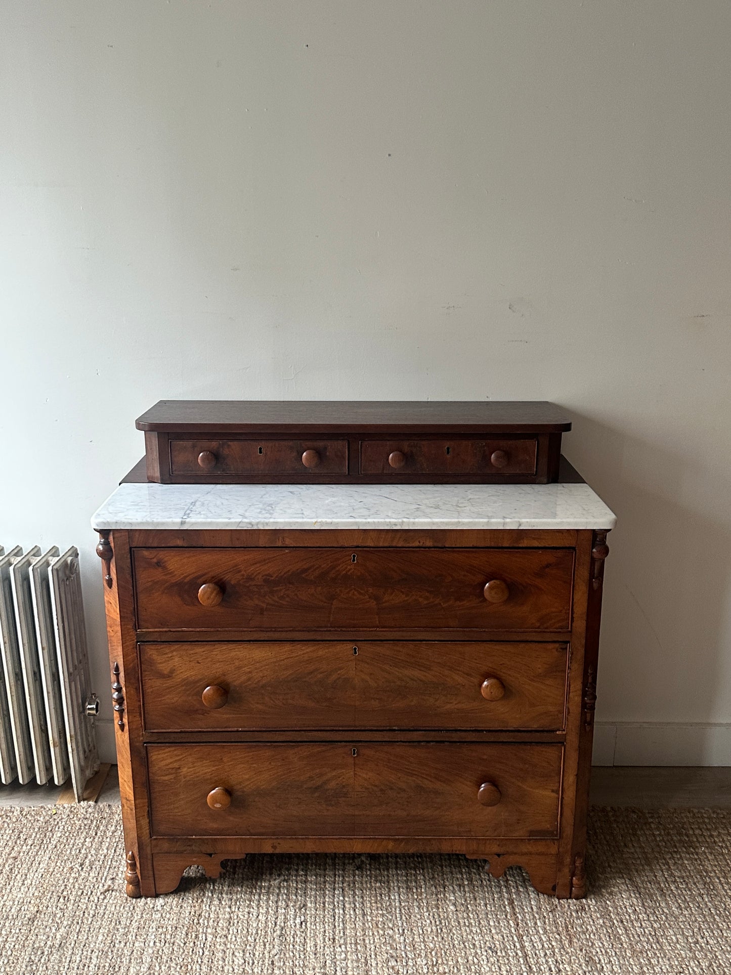 Empire marble top dresser