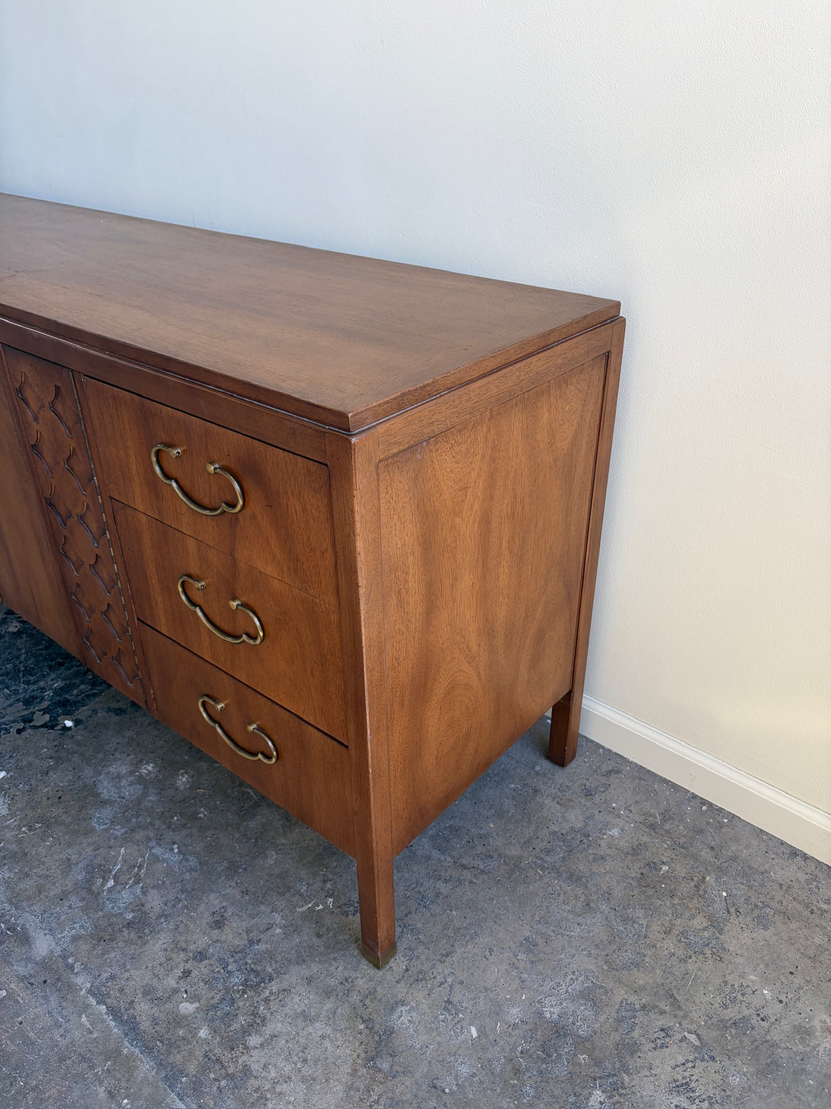 American of Martinsville MCM Nine Drawer Dresser