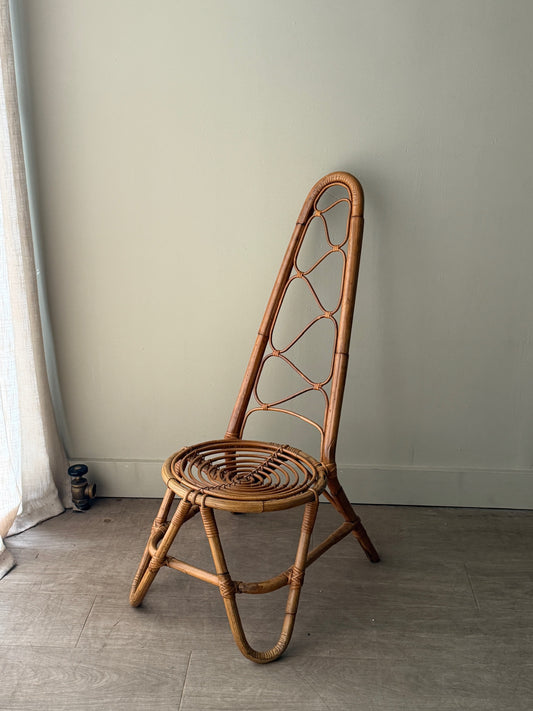 Dutch bamboo & cane chair