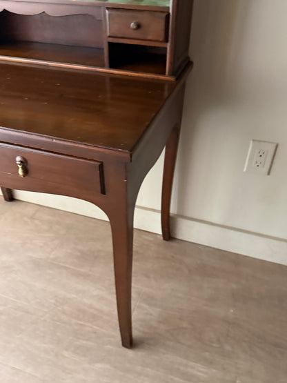 Edwardian two piece desk