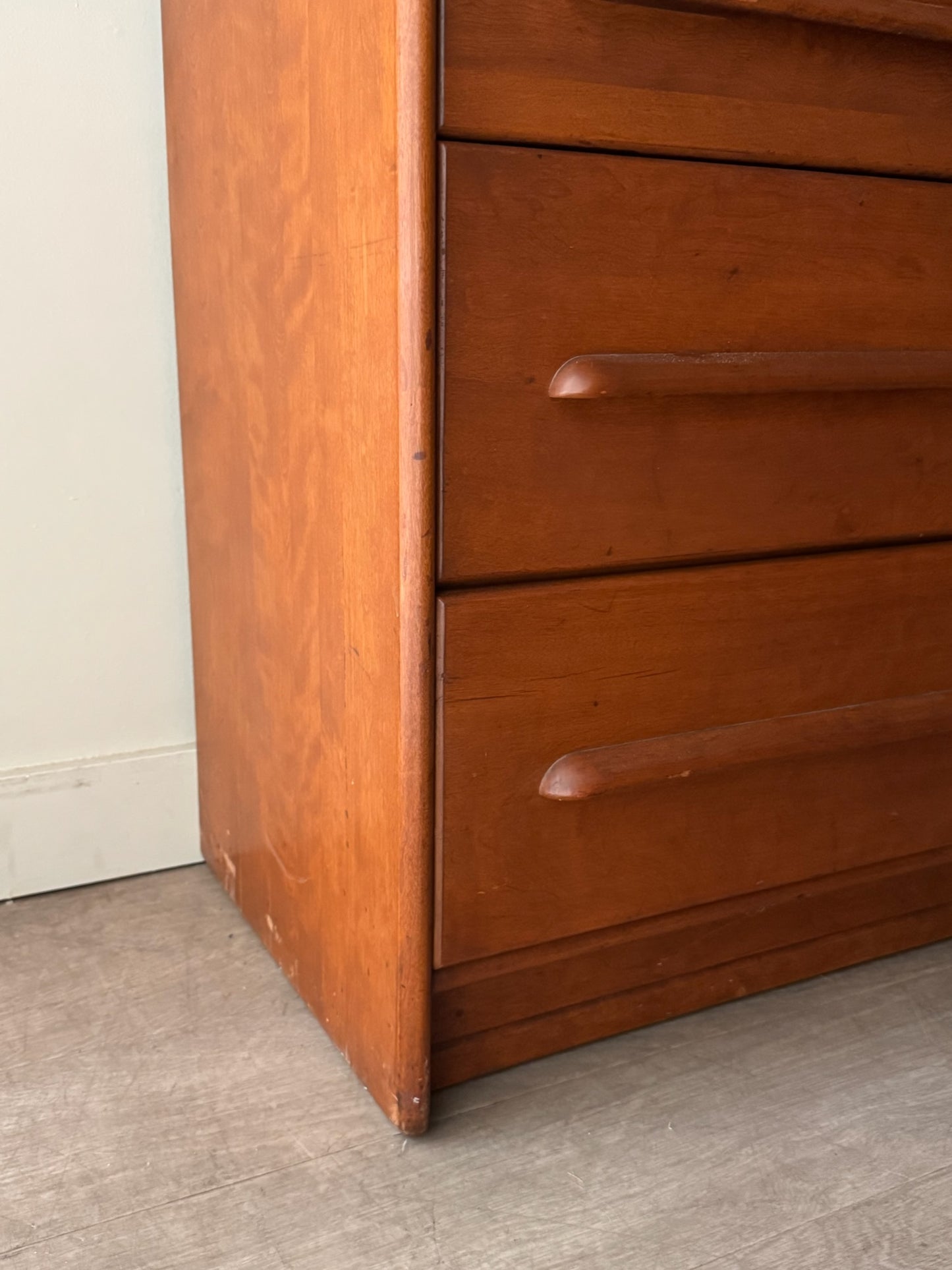 French & Heald maple 3 drawer dresser