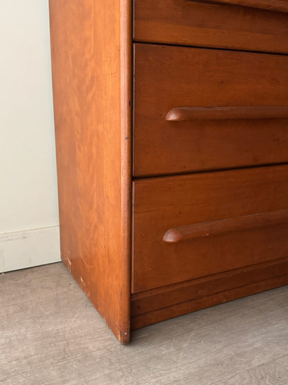 French & Heald maple 3 drawer dresser