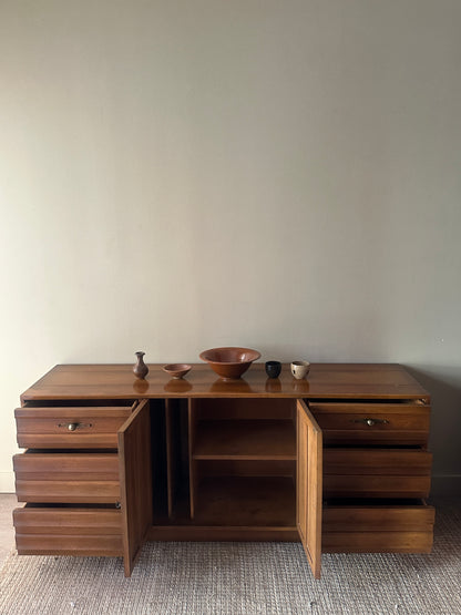 Walnut credenza