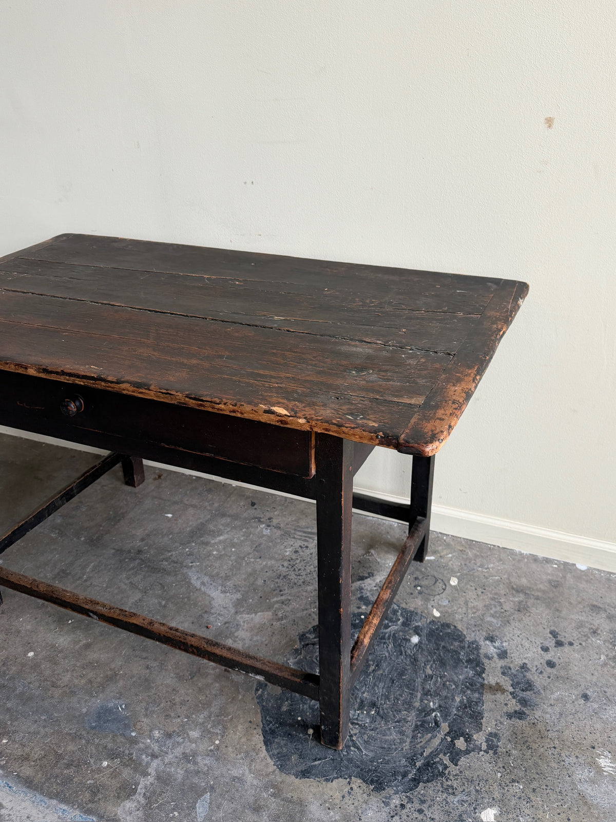 Painted pine work table