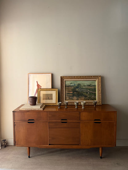 Kroehler walnut credenza