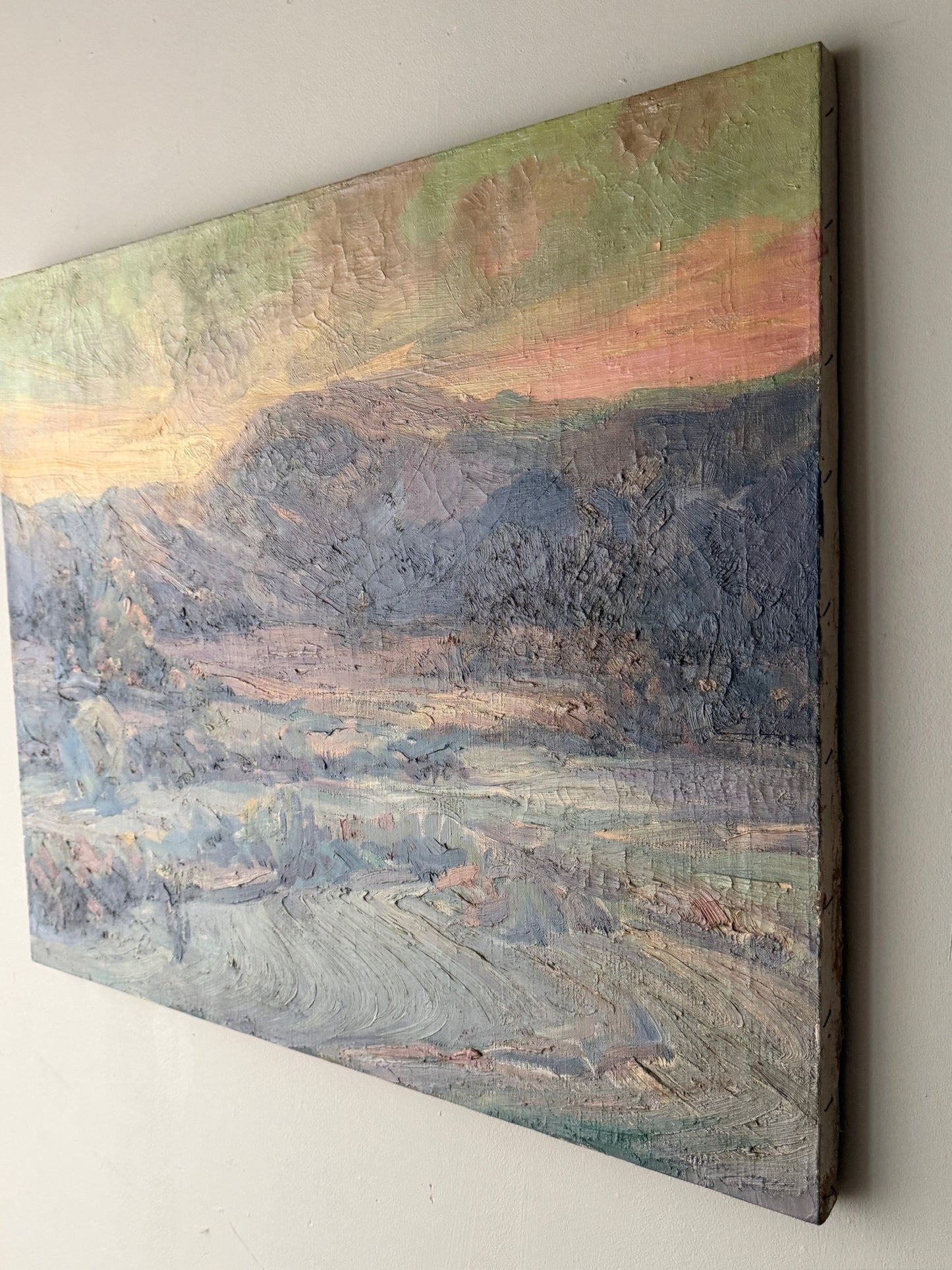 Palm Springs, California desert landscape. Emerson Lewis 1892-1958. Signed.