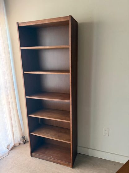 Walnut bookshelf