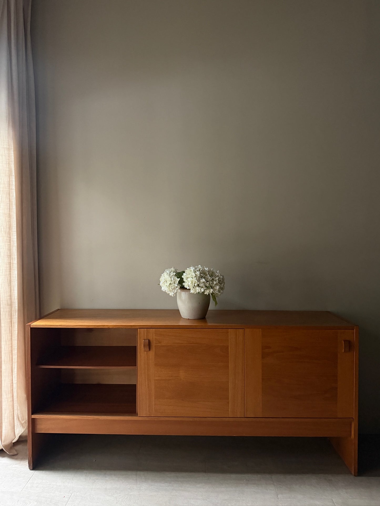 Scandinavian teak credenza
