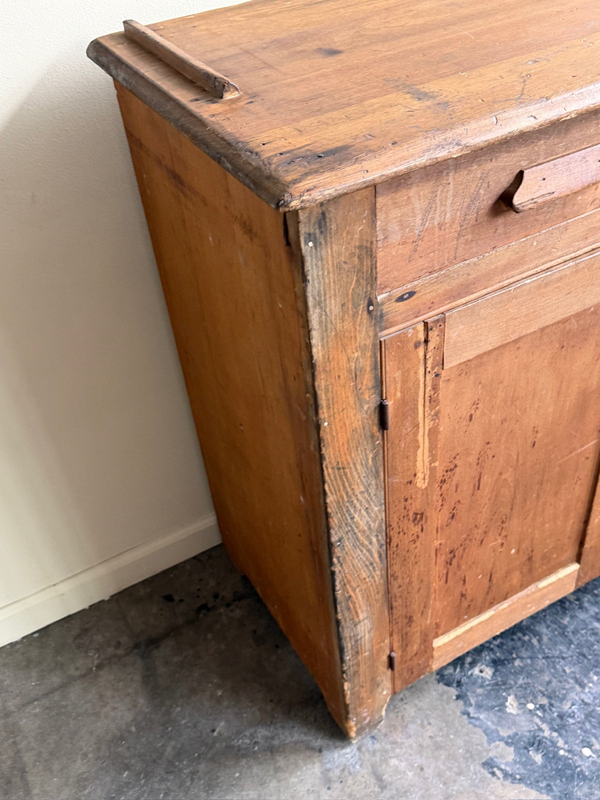 Pennsylvania Dutch pine jelly cupboard