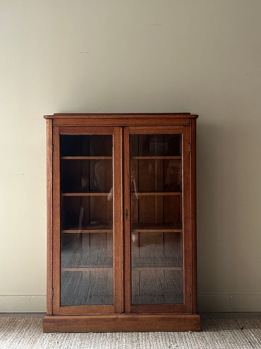 Oak display case