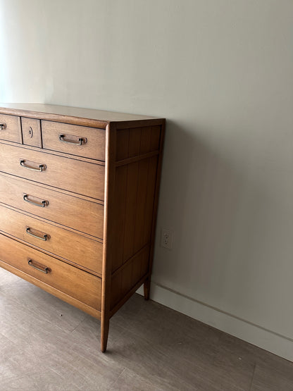 Drexel oak tallboy