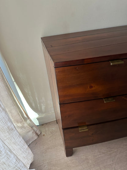 Dark pine dresser