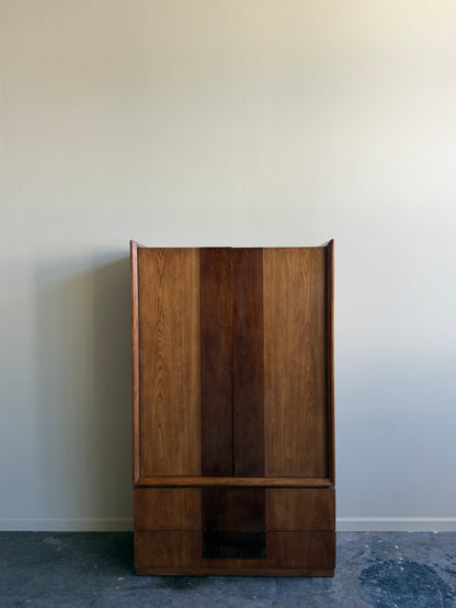 Walnut linen press