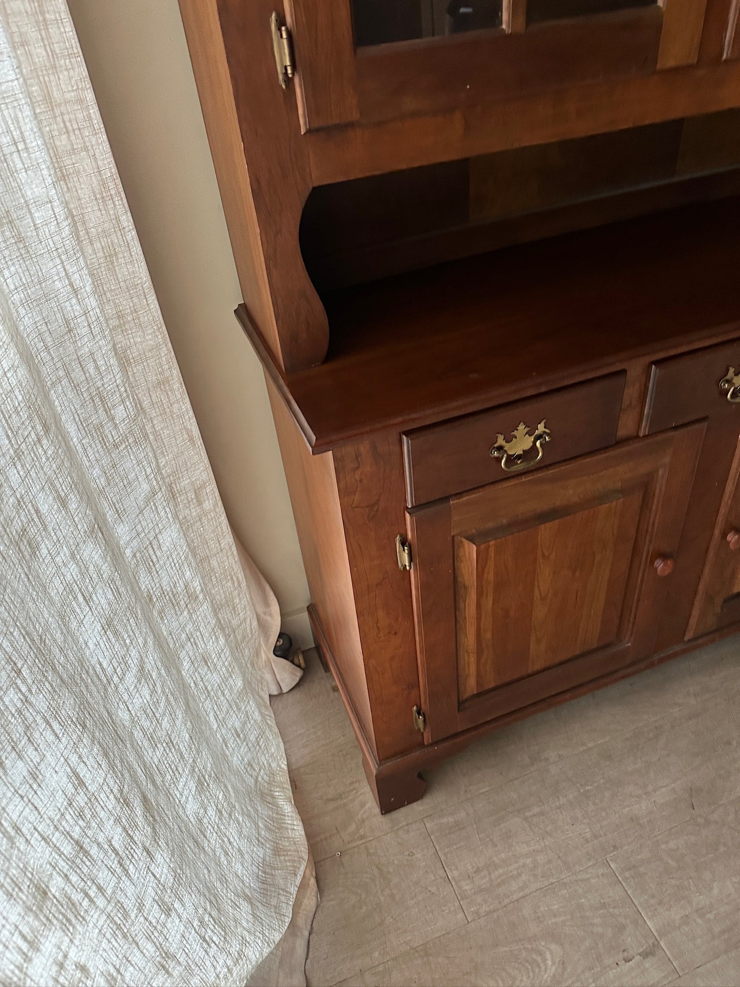 Walnut Display Hutch