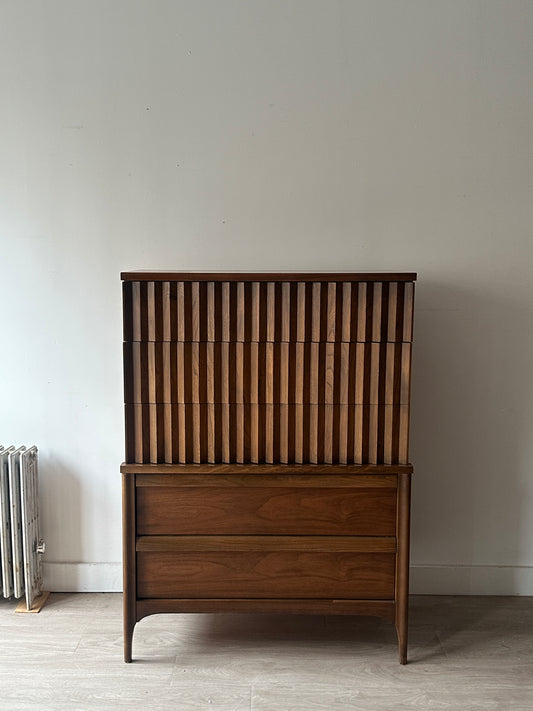 Walnut tallboy