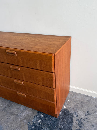Dixie teak 8 drawer dresser