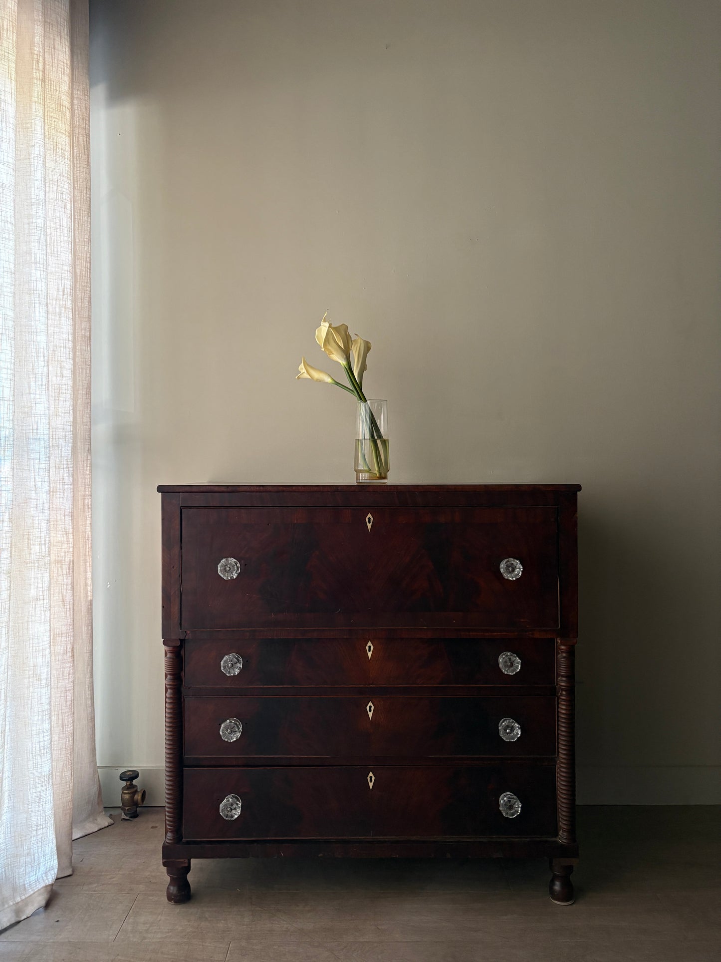 Sheraton cherry butler’s dresser