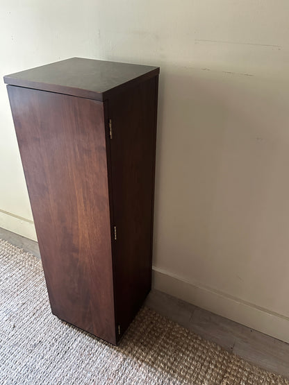 Walnut pedestal
