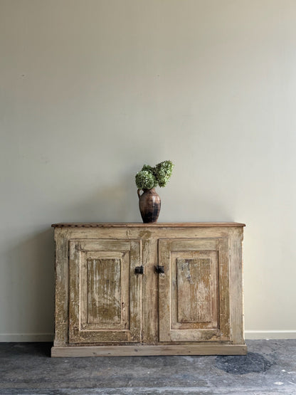 Painted pine cupboard