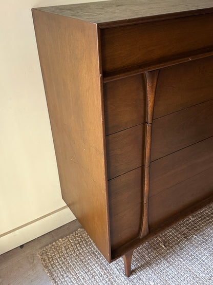Walnut tallboy