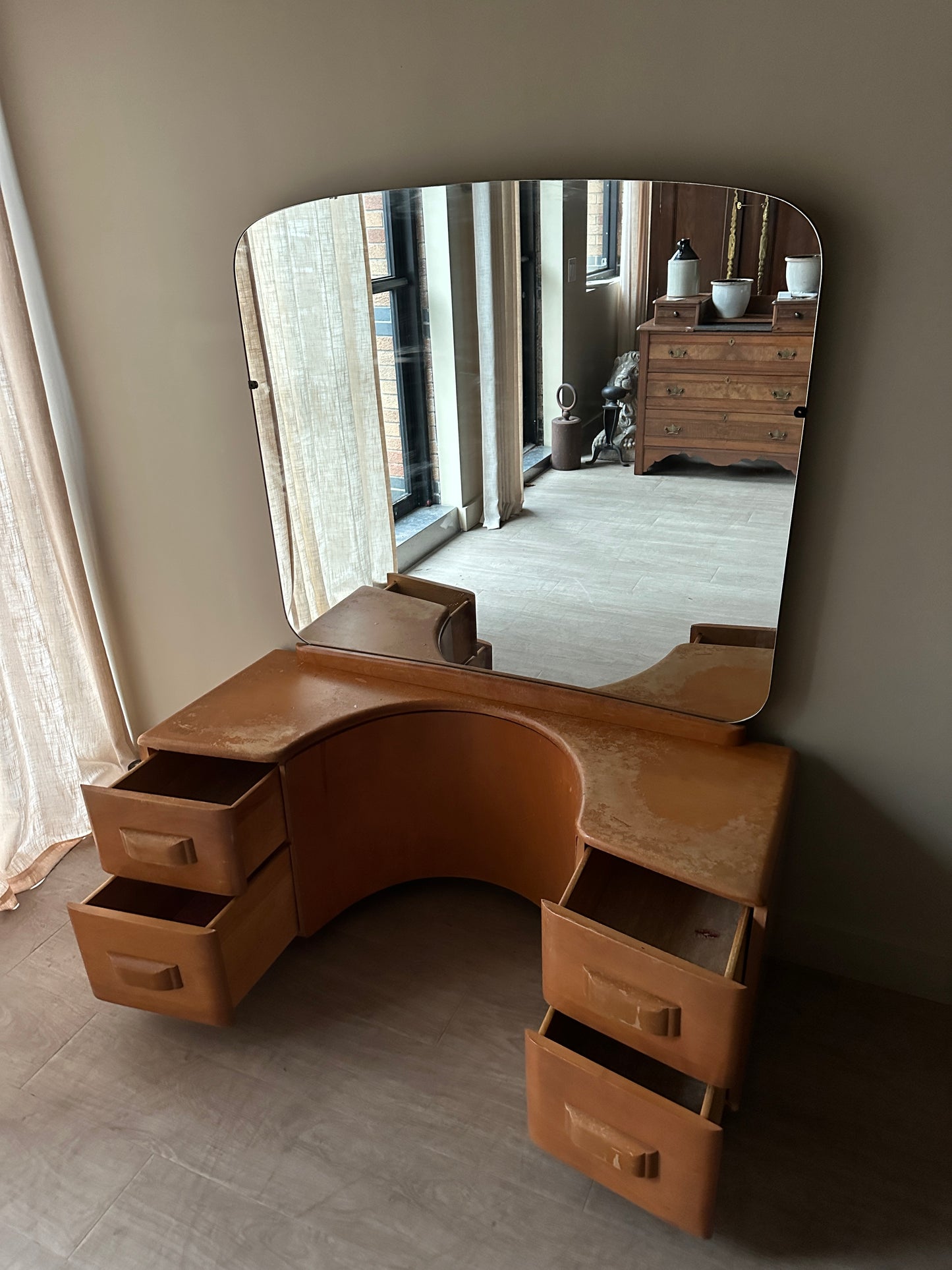 Haywood Wakefield maple vanity