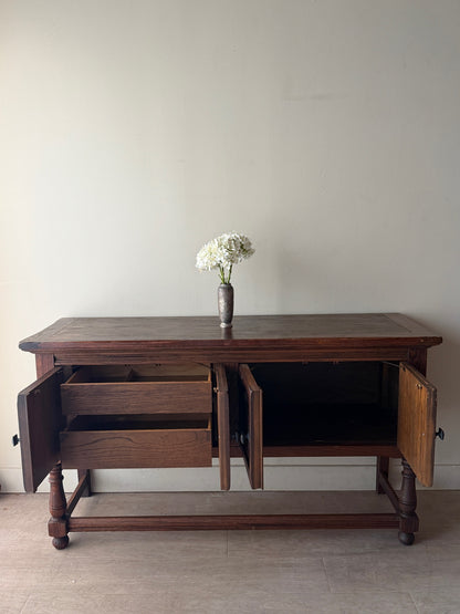 Jacobean style oak server