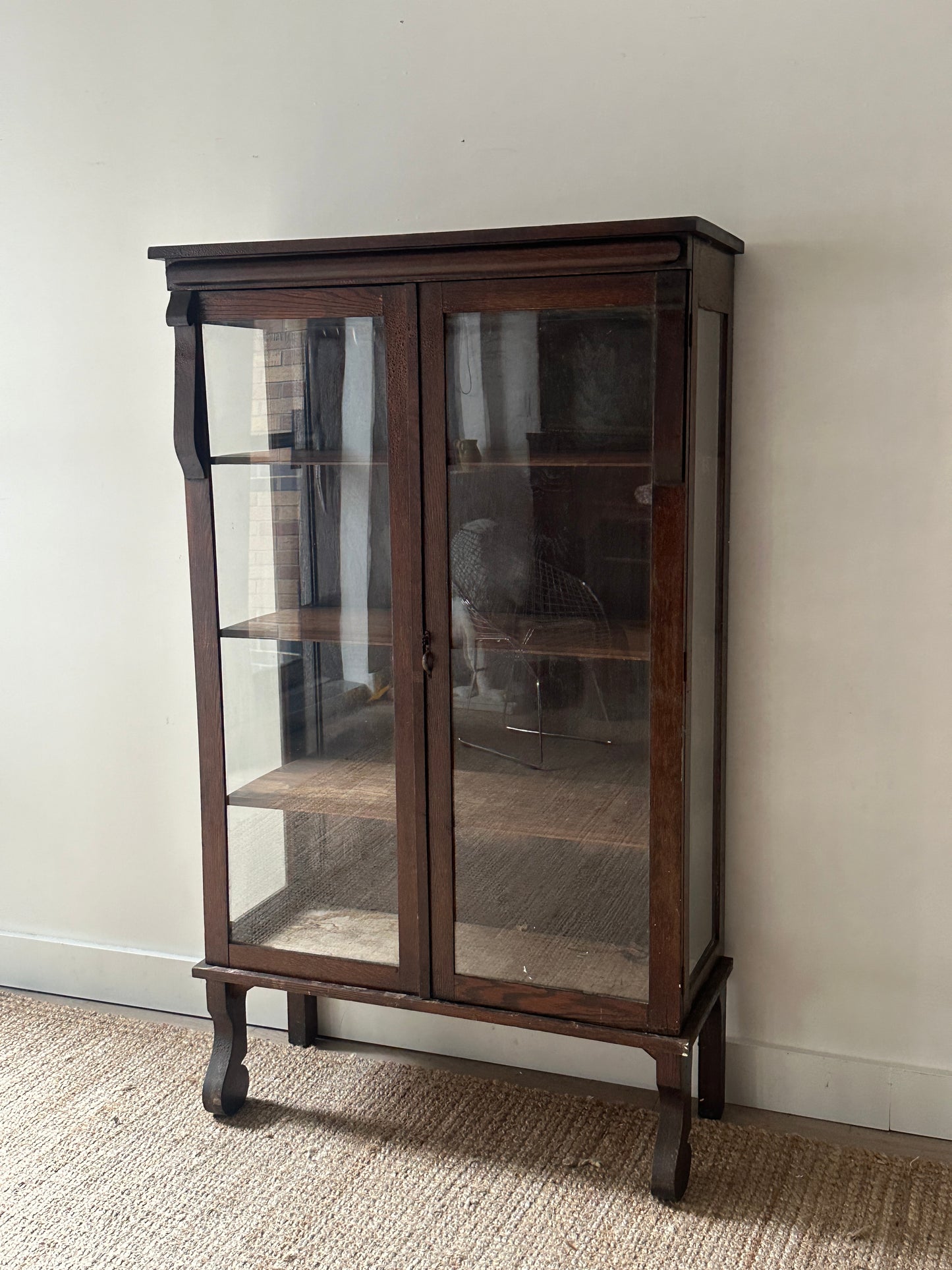 Oak display case