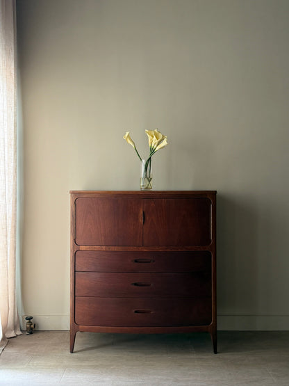 Walnut gentlemen’s dresser