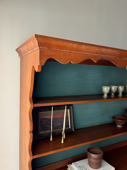 Maple stepback hutch