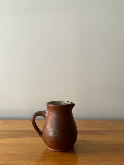 Small brown pitcher