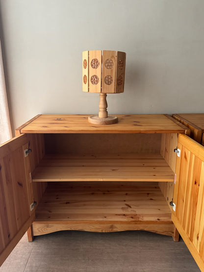Domino Mobler Danish pine cabinets. Sold individually.
