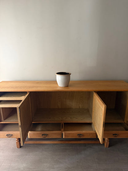 Henning Kjaernulf for E.G. Danish oak sideboard