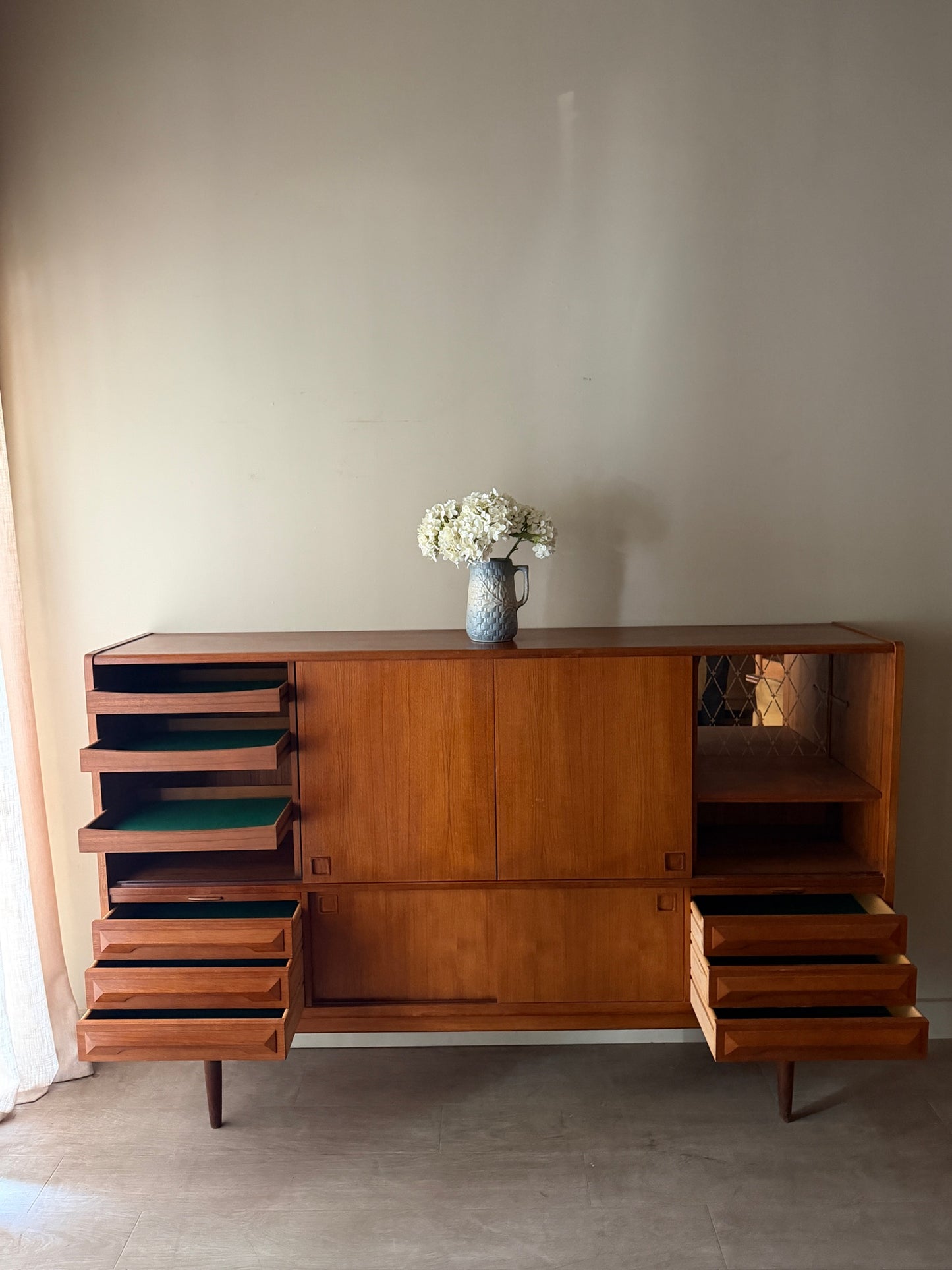Johannes Andersen Danish teak sideboard