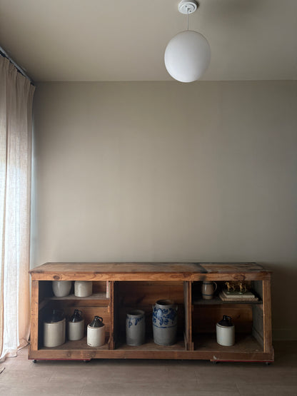 Painted country store counter