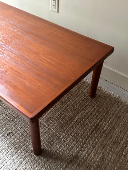 Danish teak coffee table