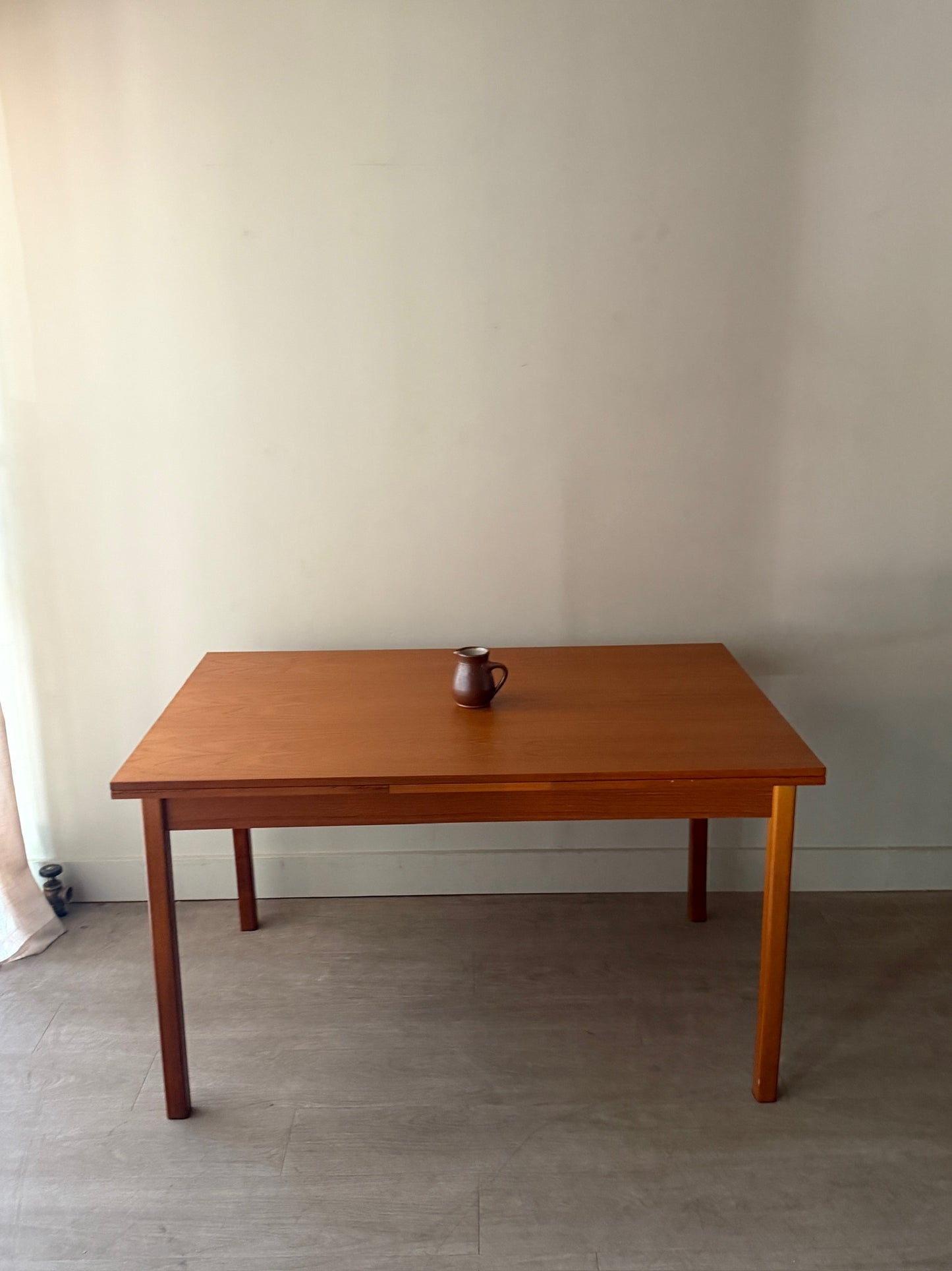 Danish teak extending dining table