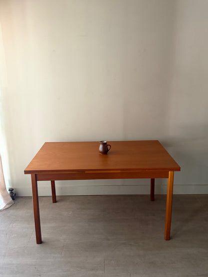 Danish teak extending dining table