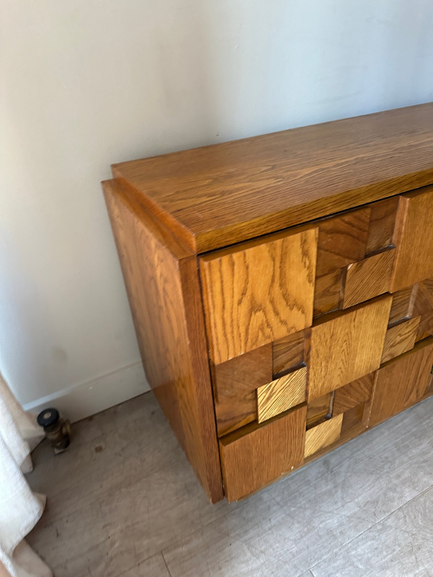 Lane oak credenza