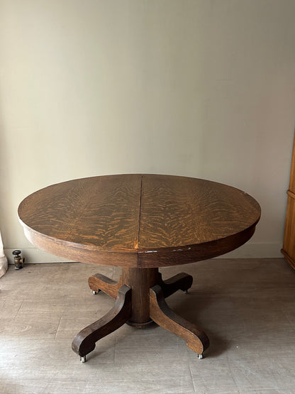 Oak dining table