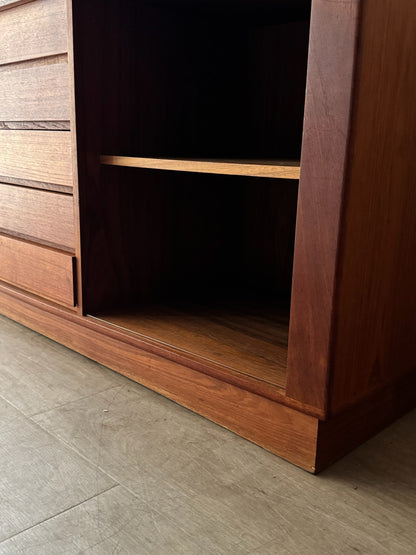 Danish teak credenza
