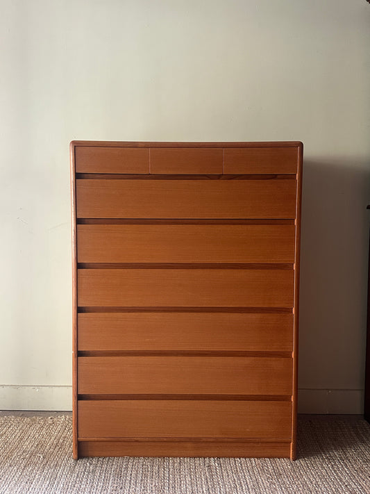 Teak tallboy