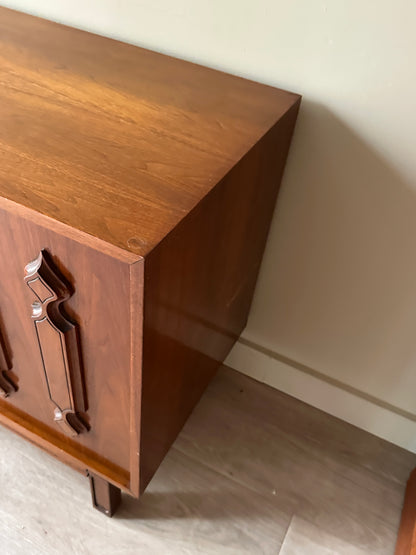 Walnut credenza