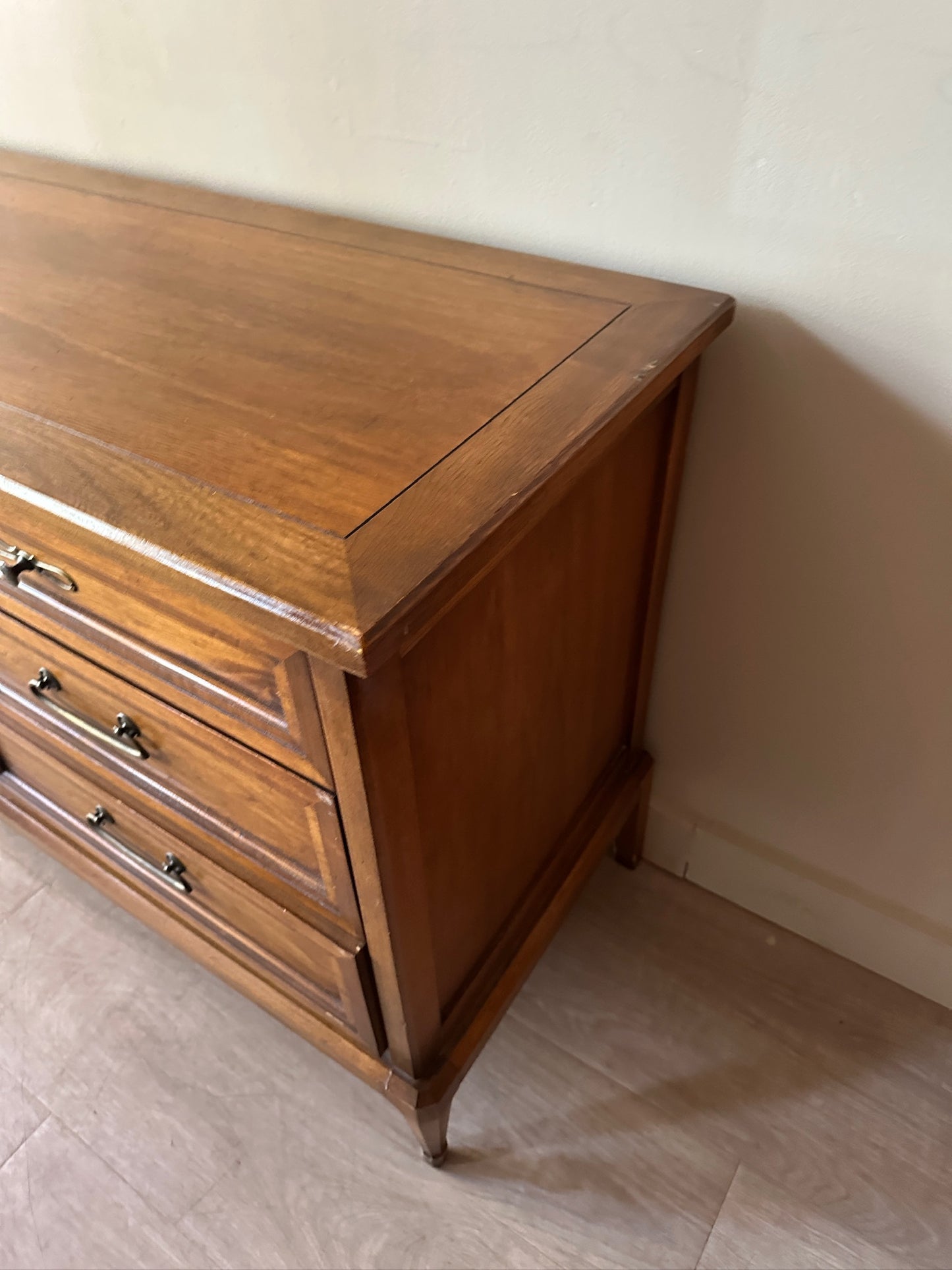 White Furniture walnut credenza