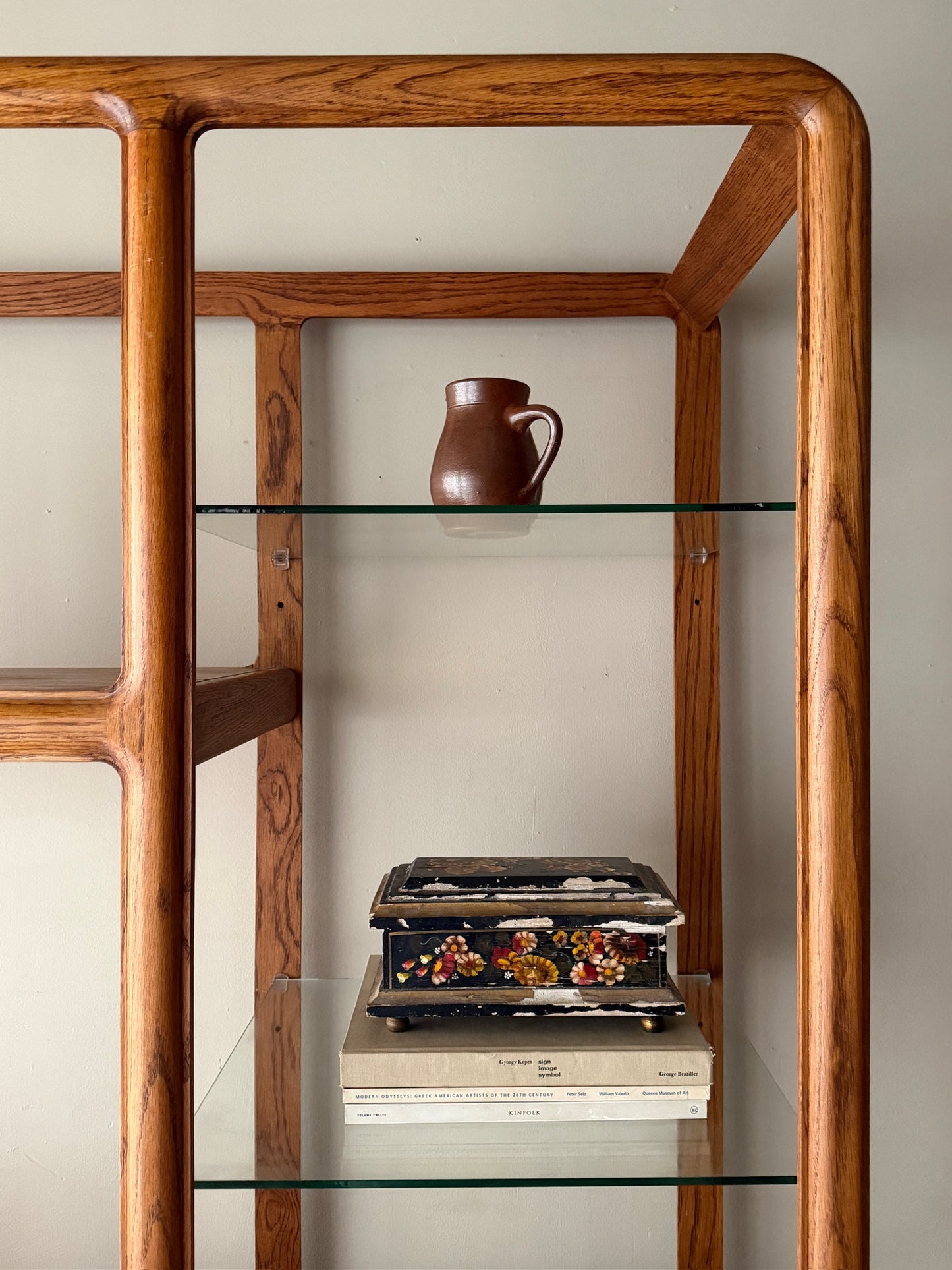 Oak etagere