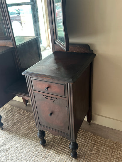 Mahogany vanity