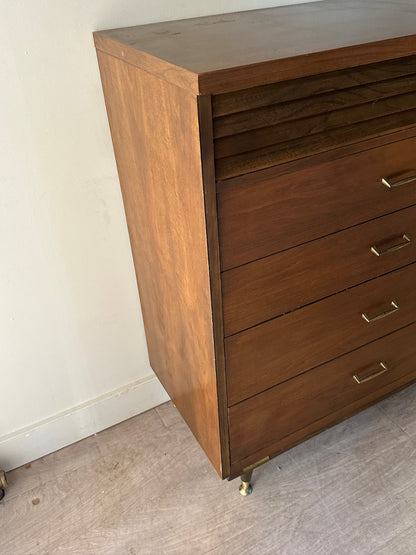 Walnut tallboy