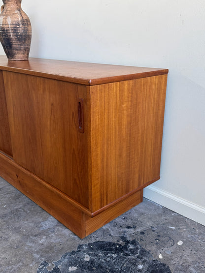 Danish teak credenza